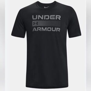 Men's Under Armour Team Issue Logo Tee- Black